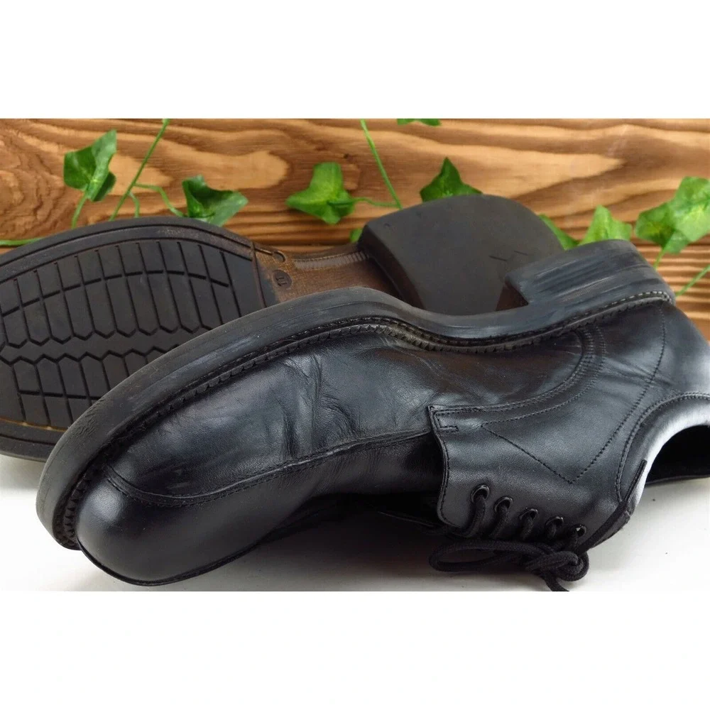 Nunn Bush Shoes Sz 11 M Black Derby Oxfords Leather‎ Men